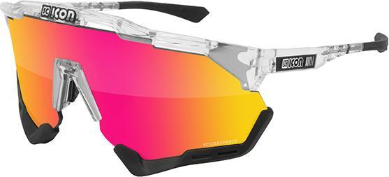Actual product image Scicon aeroshade xl scnpp verre multi-reflet rouges (Black, Crystal Gloss, Multi-reflective red)