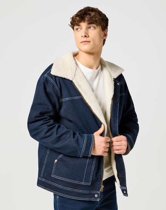 Actual product image Wrangler Denim jacket Casey Sherpa Jacket (L)