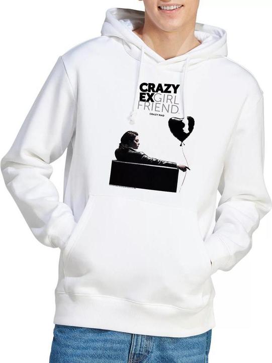 Immagine prodotto Crazy Ex-Girlfriend Crazy Mad Felpa con Cappuccio Uomo (L)