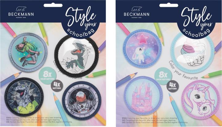 Immagine prodotto Beckmann Set di accessori per lo zaino di scuola Kletties (0.18 l)