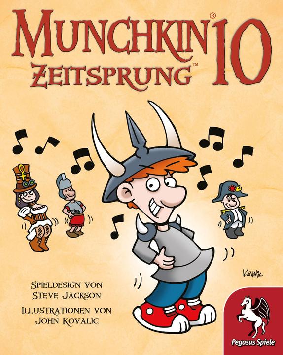 Image du produit Pegasus Munchkin 10 : Saut dans le temps, pour 3-6 joueurs, dès 12 ans, extension FR (Allemand)