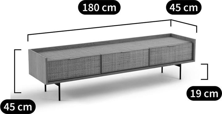 Produktbild La Redoute Interieurs Louison (180 x 45 x 45 cm)
