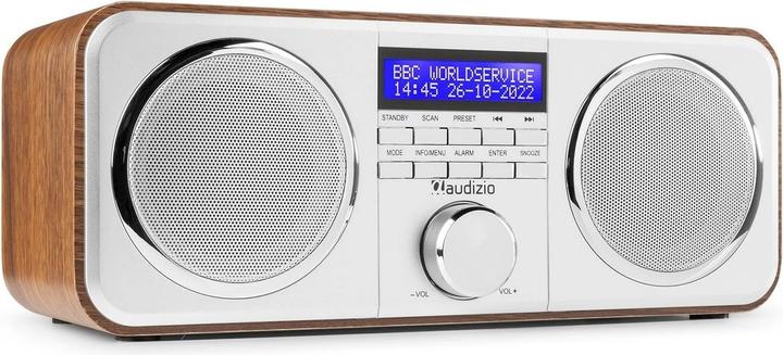 Produktbild Audizio Novara Silber (FM, DAB+)