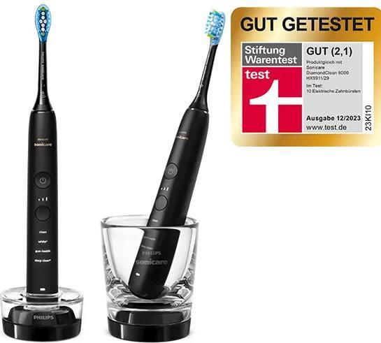 Produktbild Philips Sonicare DiamondClean 9000 Doppelpack (Schallzahnbürste)