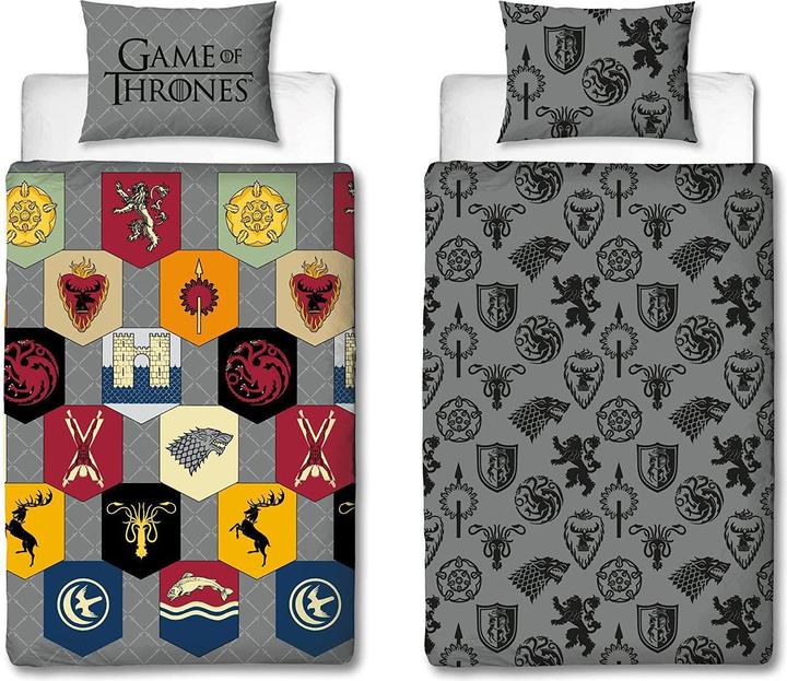 Actual product image Game of Thrones Icons bed linen set
