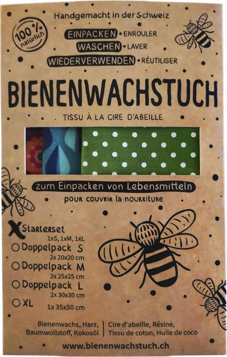 Produktbild RapNika Bienenwachstuch Starter Set (1 x)
