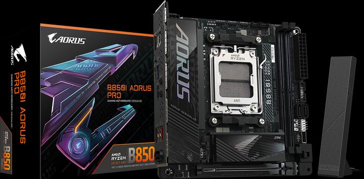 Image du produit Gigabyte B850I AORUS PRO (AM5, AMD B850, Mini-ITX)