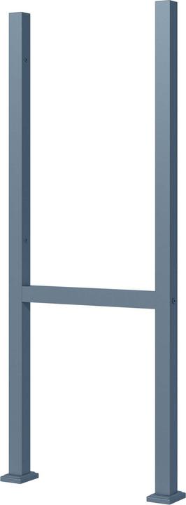 Wiltec Toboli Paketbox Ständer 610x115x1500mm Briefkasten Standfuss Standbriefkasten