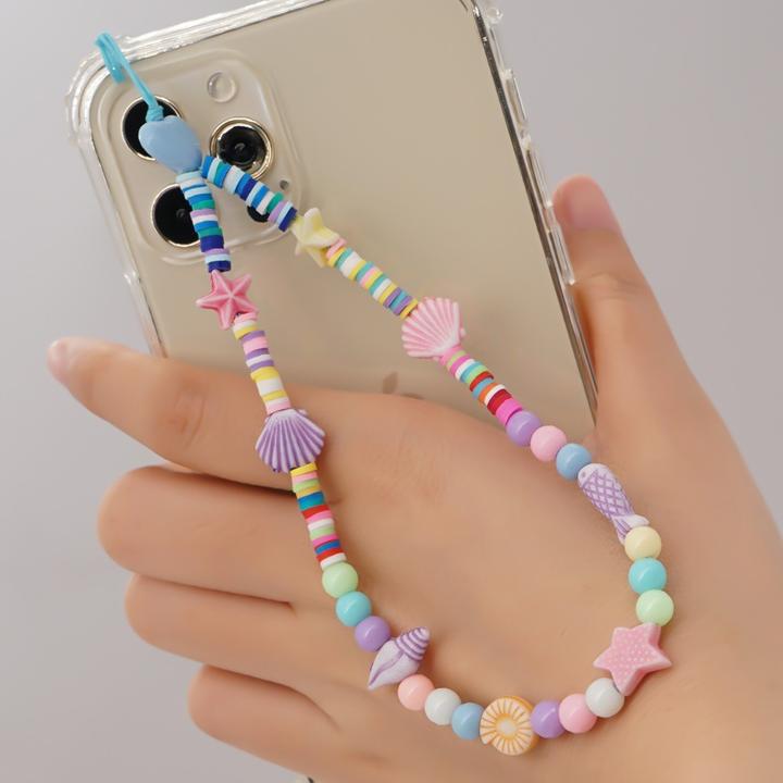Produktbild PhoneLook Universal Smartphone Armband Schmuck Charms N°30 Muscheln multicolor