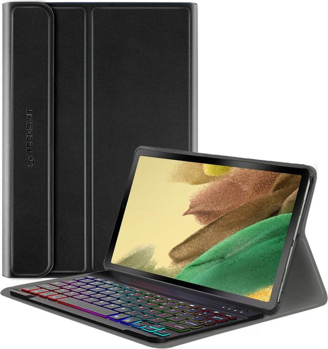 Actual product image Techsuit - CozyTab Case (with RGB Wireless Magnetic Keyboard) - Samsung Galaxy Tab A7 Lite - Black (Galaxy Tab A7 Lite)