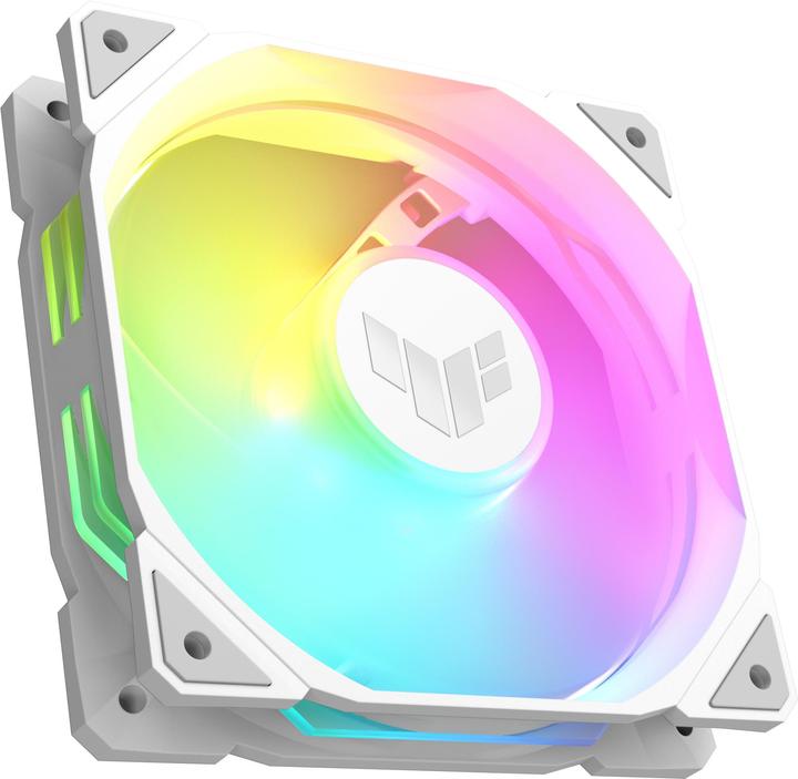 Actual product image ASUS Fan TUF GAMING TR120 FAN ARGB REV WHT 3IN1 (120 mm, 3 x)