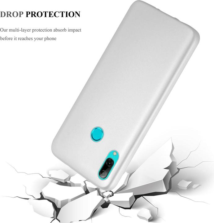 Actual product image Cadorabo TPU Matt Metallic Cover (Huawei P Smart (2019))