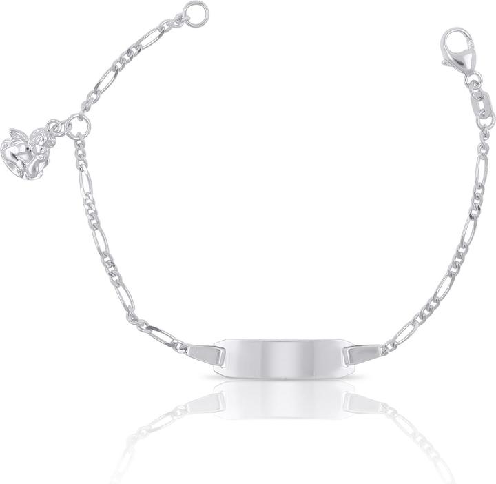 Muau Engel (14 cm, 750/18K Weissgold)