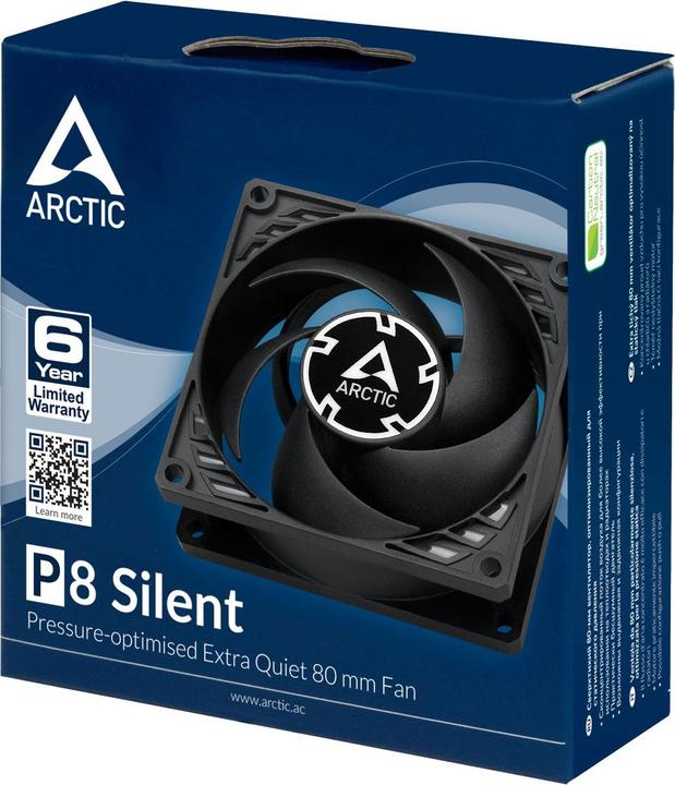 Actual product image Arctic P8 Silent (80 mm, 1 x)