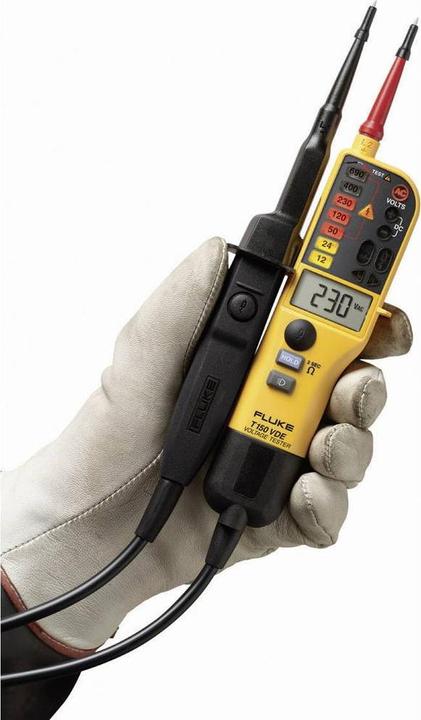 Produktbild Fluke T150/VDE Zweipoliger Spannungsprüfer kalibriert (ISO) CAT III 690 V, CAT I (CAT III 690V, CAT IV 600V)