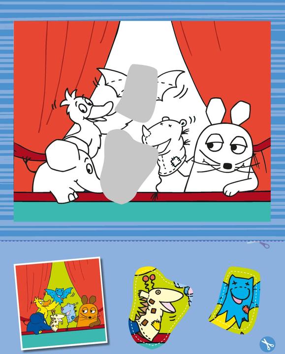 Produktbild Die Maus: Mein Bastel-Mal-Spass. Bastelbuch für Kinder ab 3 Jahren