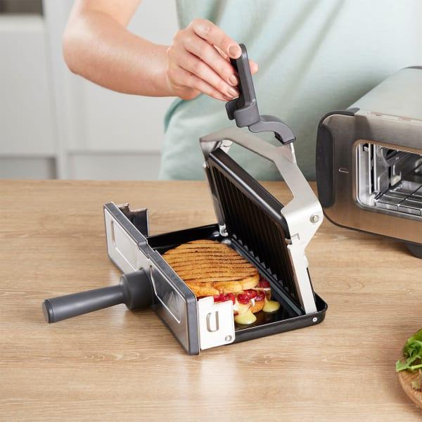 Image du produit Ninja 3-in-1 Multifunctionele Toaster, Grillplaat en Panini Maker - 7 Roosterstanden - RVS - ST202EU (Fiche CH)