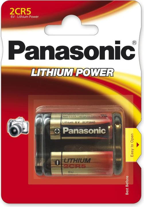 Actual product image Panasonic Photo Lithium 2CR5 (1 pcs., 2CR5, 1400 mAh)