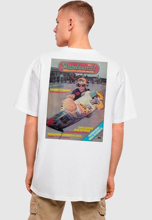 Actual product image Merchcode The Skateboard Magazine Cover No 11 Oversize Tee - 169731 (XS)