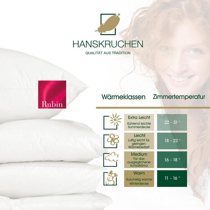Actual product image Hanskruchen Rubin (940 g, 155 x 220 cm)