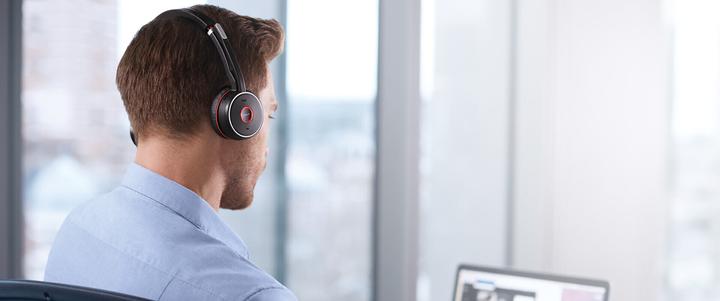 Jabra DUPLIKAT Evolve 75 MS Duo (Senza fili, USB-A)