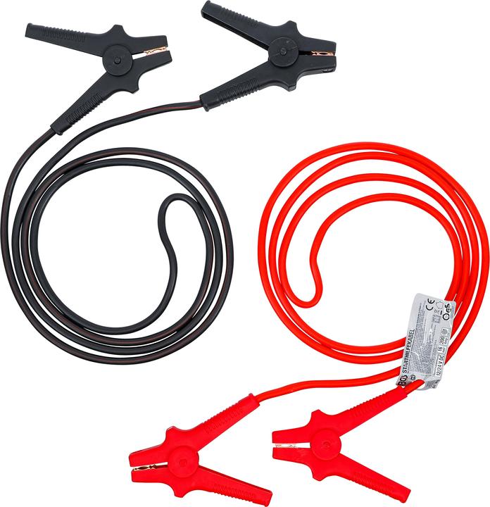 Actual product image BGS Battery Booster Cables for Petrol Vehicles 200 A / 16 mm² 3 m (200 A)