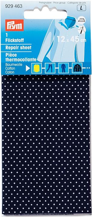 Image du produit Prym Tissu rapiécé à pois, bleu, blanc 12 x 45 cm, carte, thermocollant, 100 % CO (1 x)