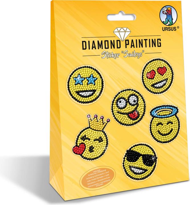Ursus Motivsticker Diamond Painting Smileys