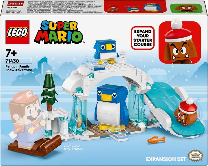 Actual product image LEGO 71430 Snow adventure with the penguin family - extension set (71430, LEGO Super Mario)