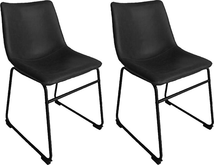 HTI-Living Stuhl mit Kufengestell 2er Set Sadie