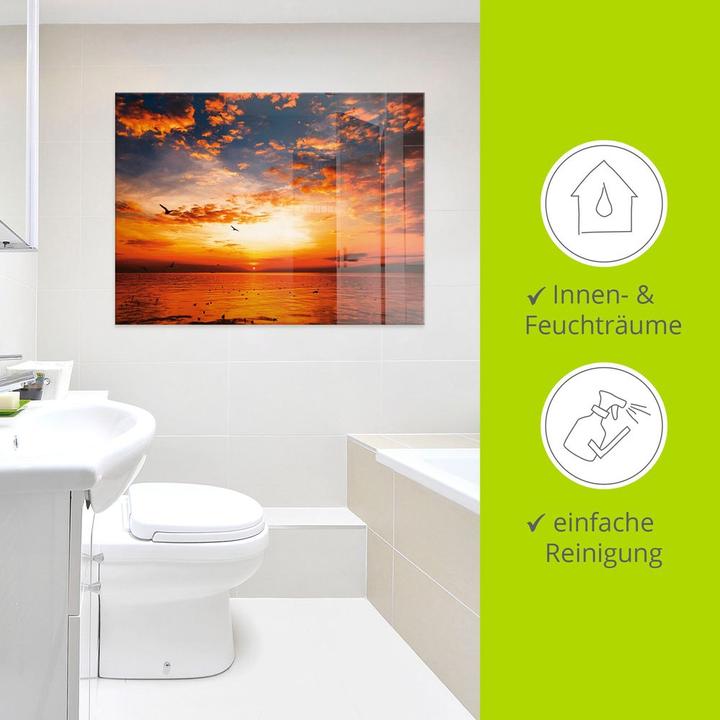 Produktbild Artland Sonnenuntergang am Strand S7LK (100 x 50 cm)
