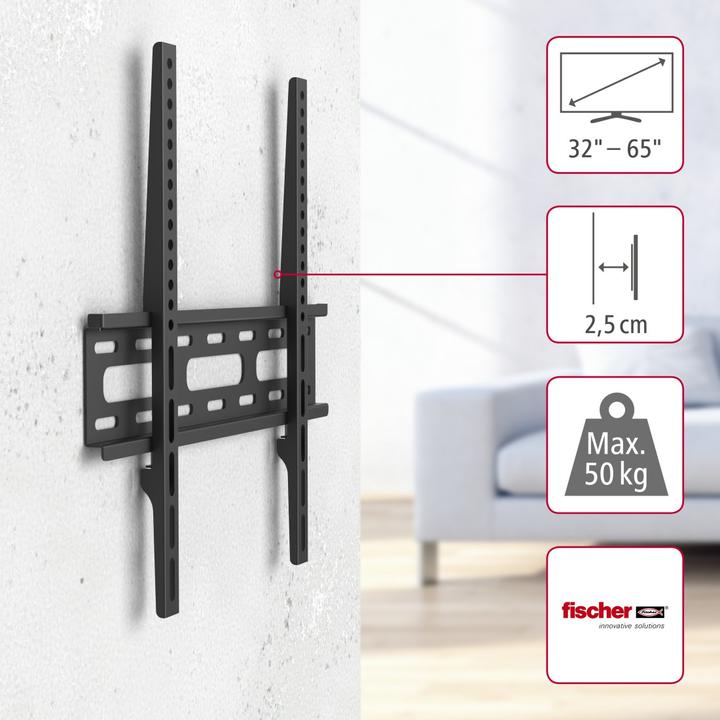 Produktbild Hama TV-Wandhalterung (Wand, 75", 40 kg)