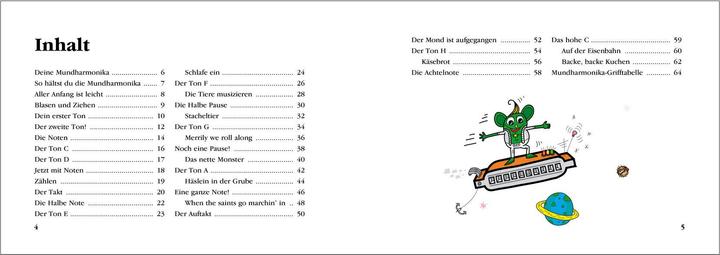 Produktbild 556 Buntes Mundharmonikaset (Mundharmonika, Diatonisch)