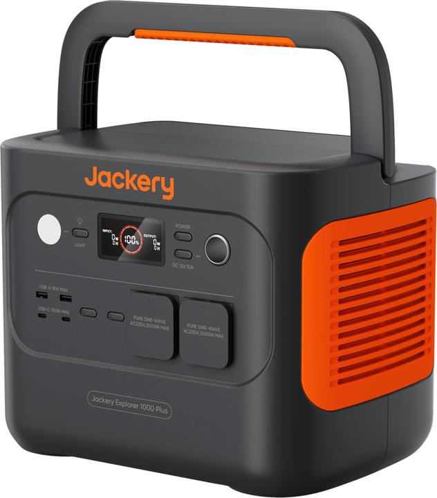 Image du produit Jackery Explorer 1000 Plus (1264 Wh, 14.50 kg)