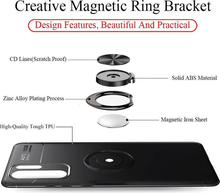 Produktbild Nalia Ring Hülle 360° Finger-Halter (Huawei P30 Pro)