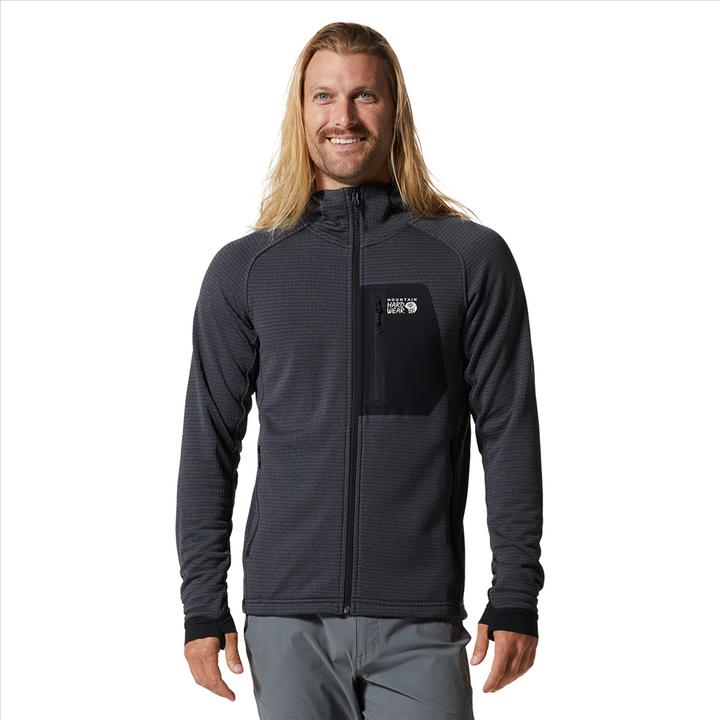 Mountain Hardwear M Polartec Power Grid Full Zip Hoody
