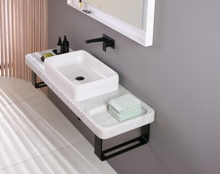 Produktbild Duravit Einhebel-Waschtischmischer Tulum Unterputz, Ausladung 171mm schwarz matt