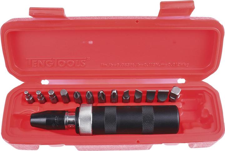 Actual product image Teng Tools Hexagonal, PHILLIPS, TORX Impact driver set, 15 pieces