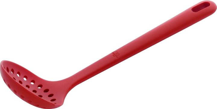 Actual product image Zwilling Ballarini Silicone Slotted Spoon, red