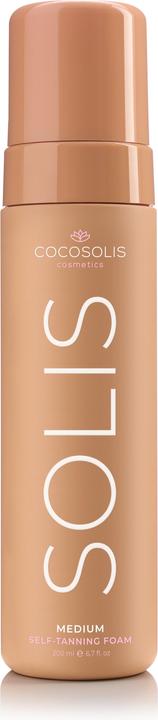 Cocosolis Solis Natural Self-Tanning Foam Medium Deep Tan 200ml (Selbstbräunungscreme, 200 ml)