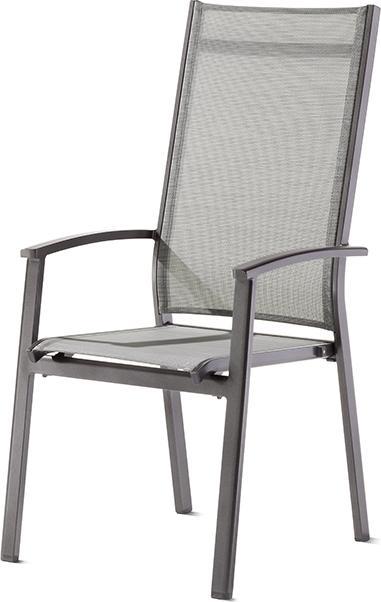 Sieger Lima Stapelsessel Hoch Aluminium/Textilux