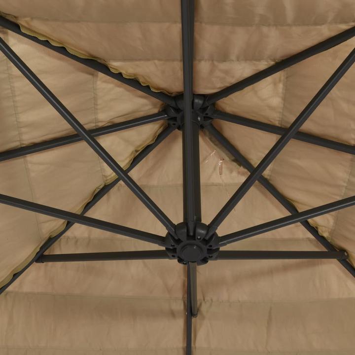 Produktbild VidaXL Sonnenschirm mit LED und mast (2.88 m)