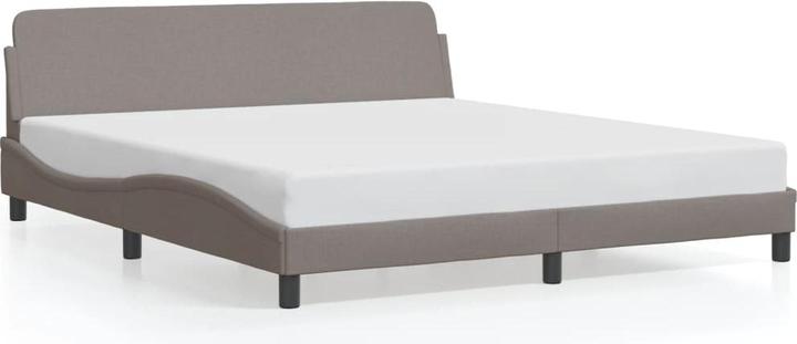 VidaXL Bed frame with fabric headboard