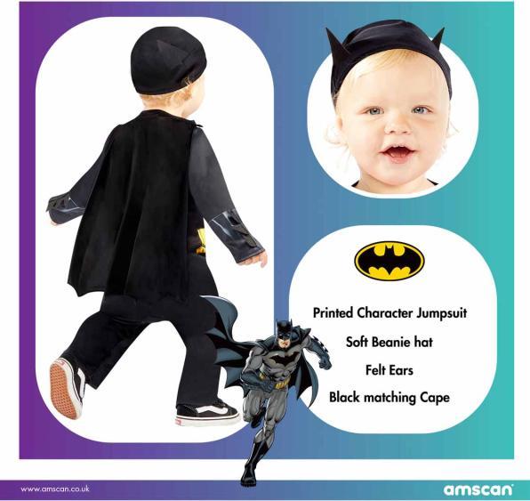 Actual product image Widmann Costume pour enfants Batman (6, 7, 8, 9, 10, 11, 12)