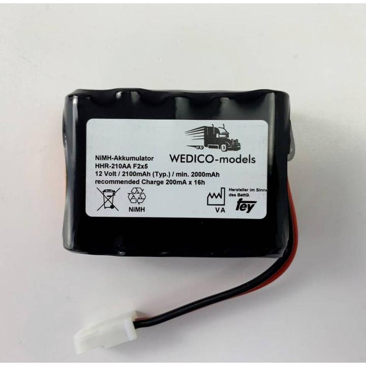 Productafbeelding Wedico-models Model accu (NiMh) 12 V 2100 mAh AMP (12 V, 2100 mAh)