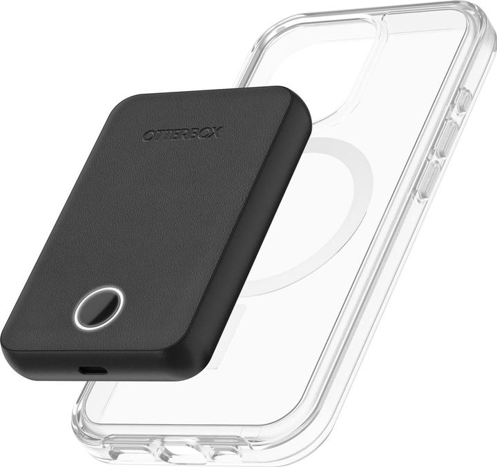 Immagine prodotto OtterBox Wireless Power Bank (7.5W) 5000mAh USB-C Port Black (5000 mAh, 12 W)