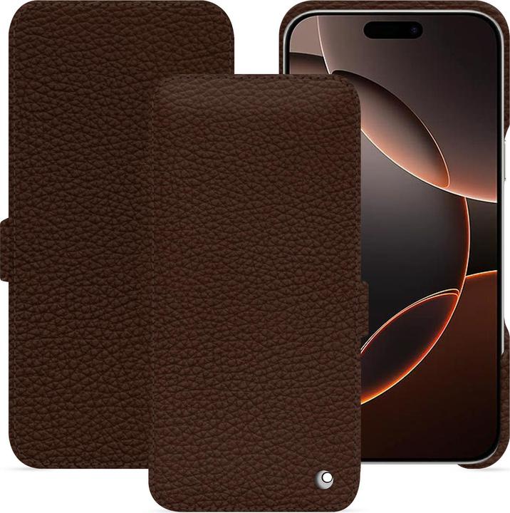 Actual product image Noreve Horizontal leather flap shell (Apple iPhone 16 Pro)