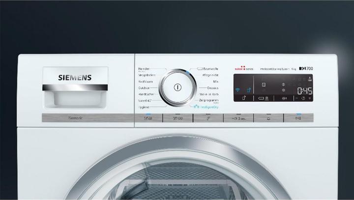 Actual product image Siemens iQ700 WT7HXM80CH (9 kg, Right, CH plug)