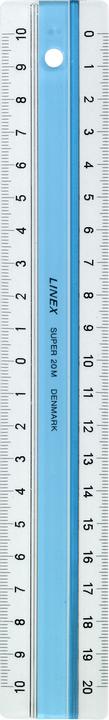 Actual product image Linex S20MM Super ruler blue (20 cm)
