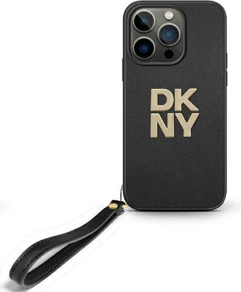 Produktbild DKNY DKHCP16LPBSWSK iPhone 16 Pro 6.3" czarny/black hardcase Wrist Strap Stock Logo (Apple iPhone 16 Pro)